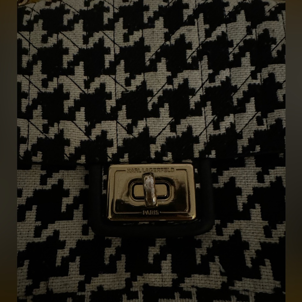 Karl Lagerfeld - Agnes Bag ( black & white ) - Picture 5 of 7